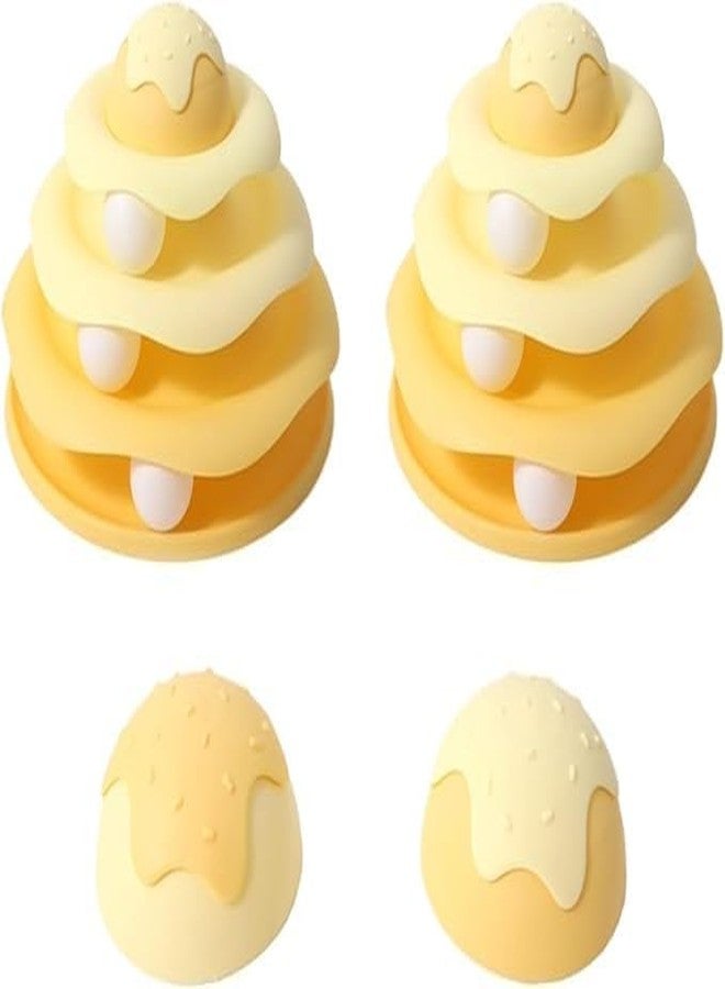 KittuPet لعبة كيتو بيت للقطط، لعبة ألغاز دوارة، ممتعة للقطط الصغيرة، تمرين بدني، مسار للقطط، أصفر، قطعة واحدة، قد يختلف اللون - Image 5